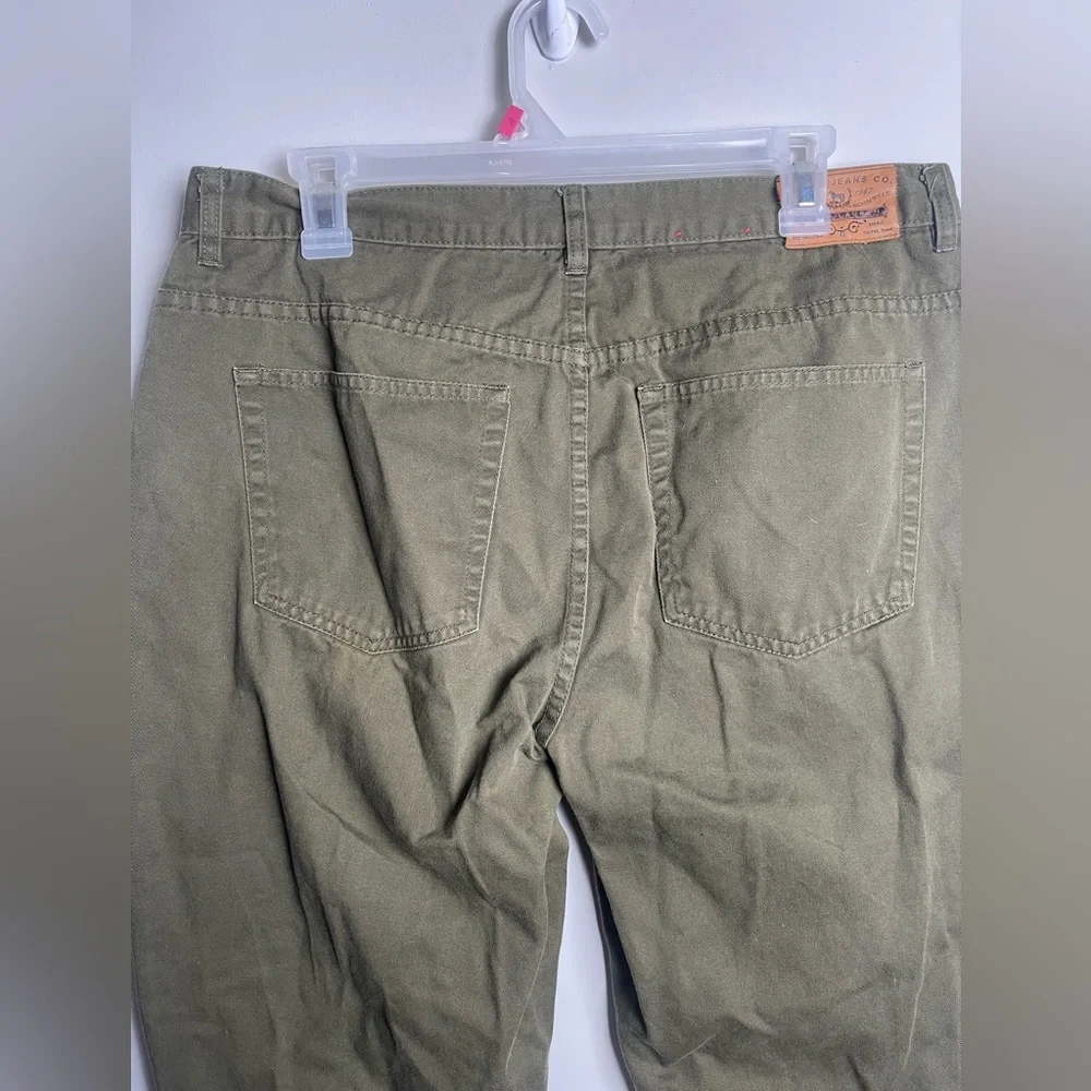 Lauren Jeans Co Green Crop Plus Size 12 - Picture 7 of 8